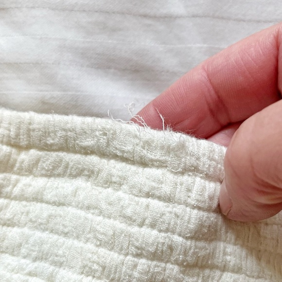 Free People Mi Corazon High Rise Crochet Ladder Lace Shorts Ivory Cream XSmall - Picture 15 of 15